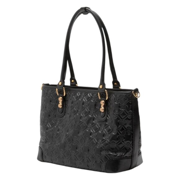 MARINO ORLANDI Made In Italy Leather Croco Print Tote - Picture 1 of 4